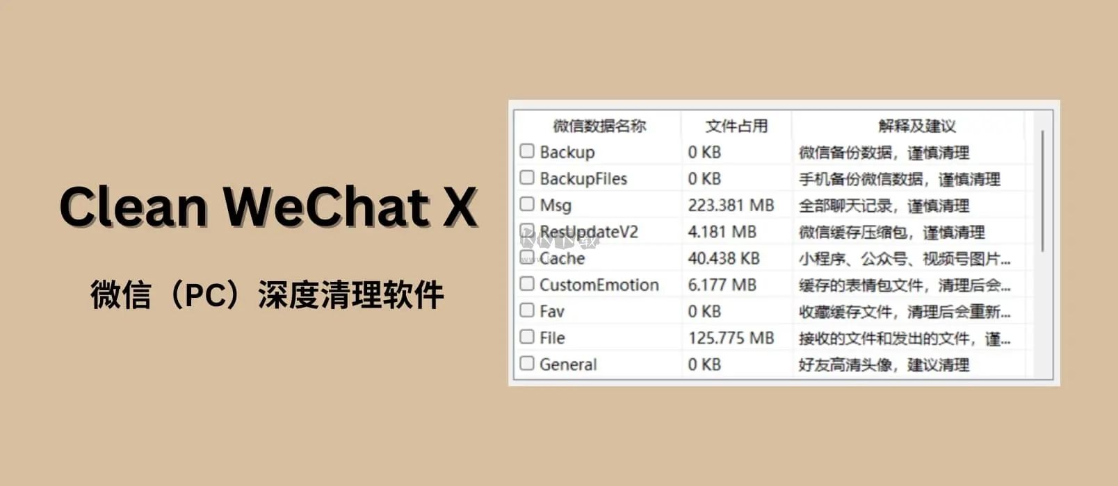 Clean WeChat X΢